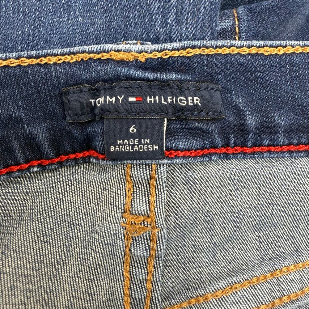 Tommy Hilfiger Jeans Women's 6 Dark Blue Greenwich Skinny Preppy Normcore - Picture 8 of 15